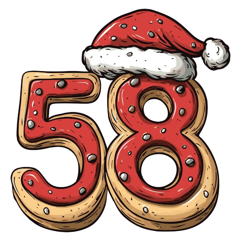 58 Zahl Weihnachten