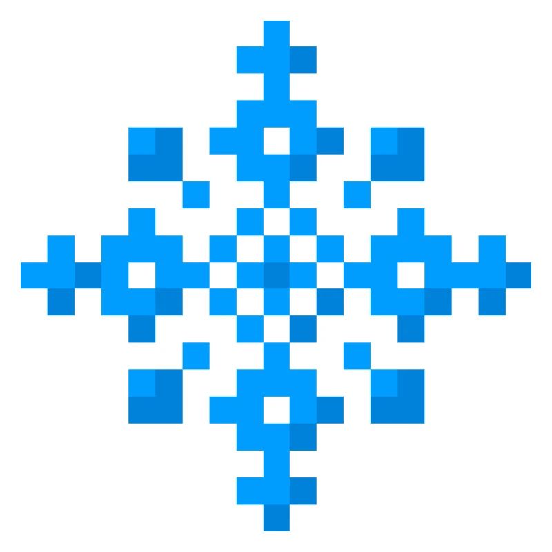 Snowflake (pixel art)
