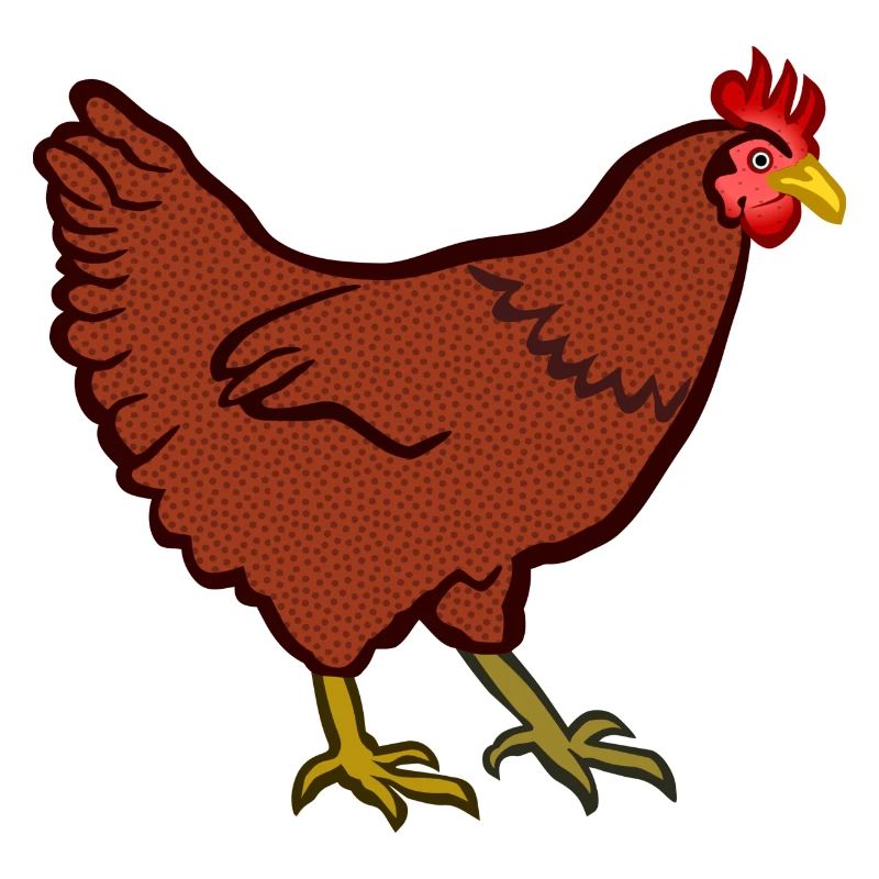 Ein Huhn