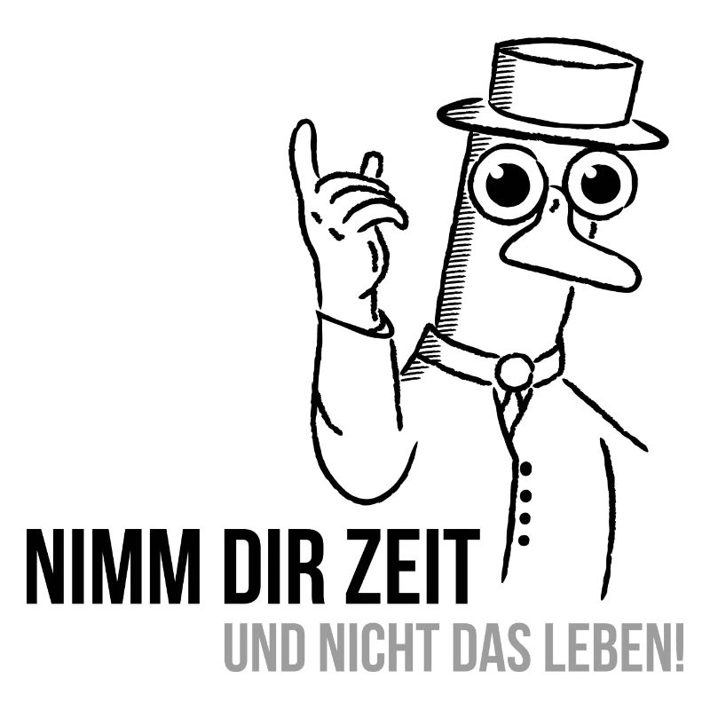 Teaching Duck - Wise Duck (black)