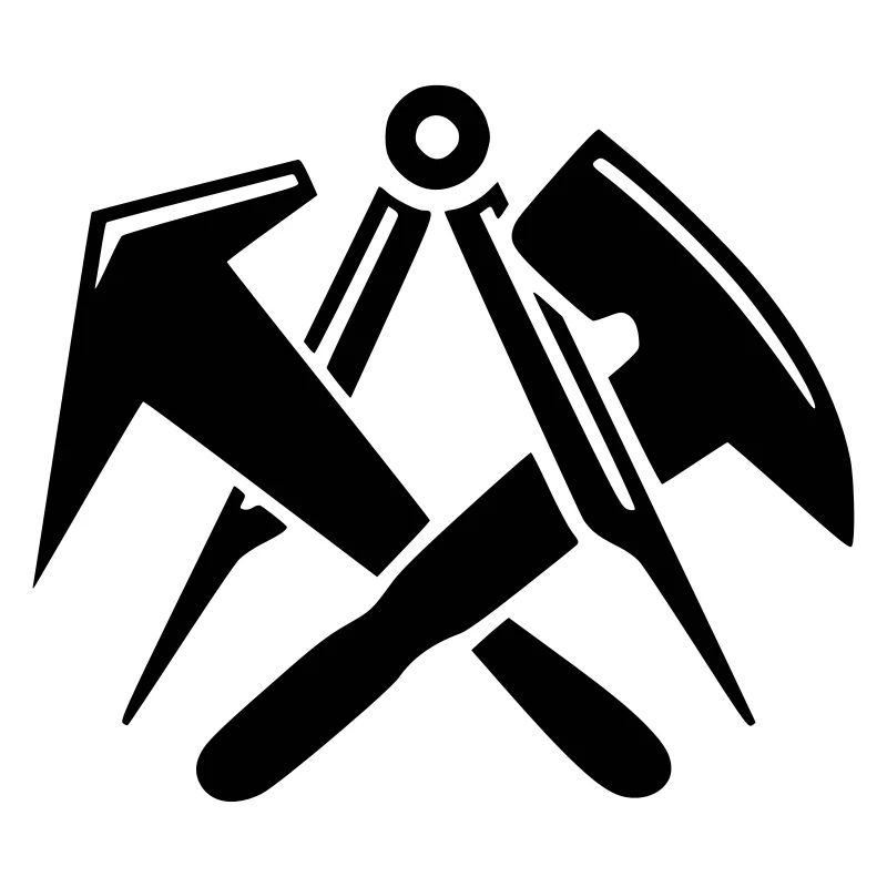 Couvreurs - Logo de signe de guilde