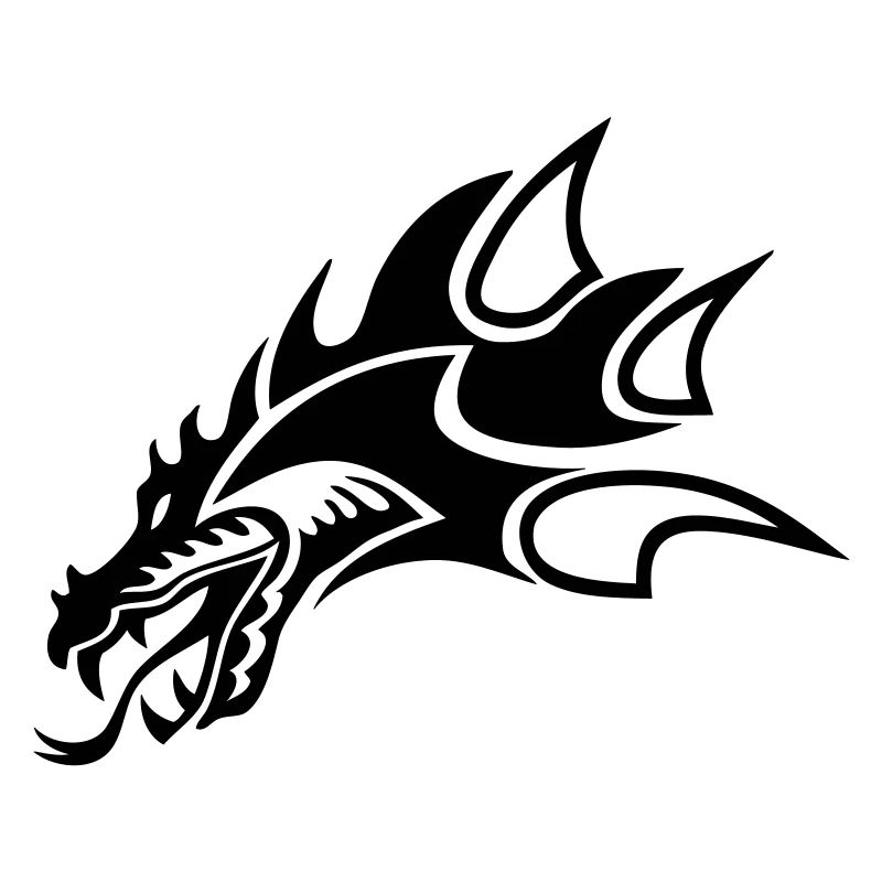 Stammes-Drachen-Tattoo tattoo12
