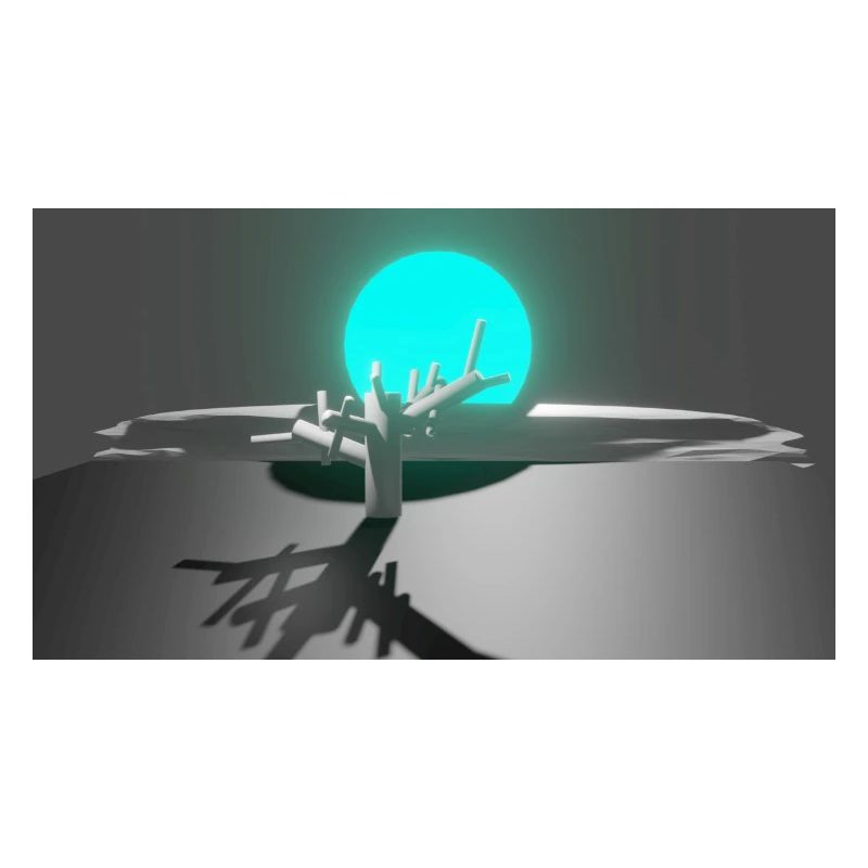 Sonne und Baum