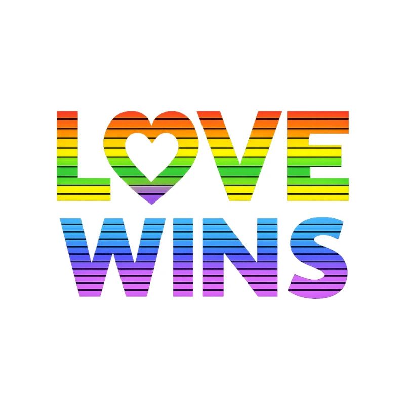 Liebe gewinnt Stolz Regenbogen