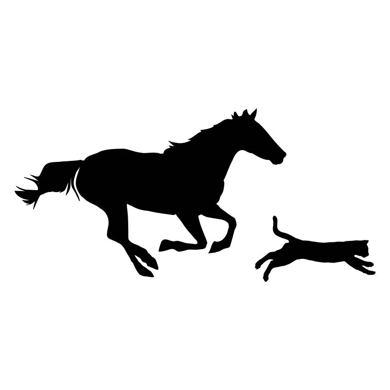 Pferd und Katze