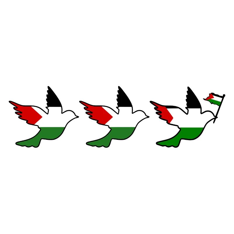Free palestine Friedenstaube