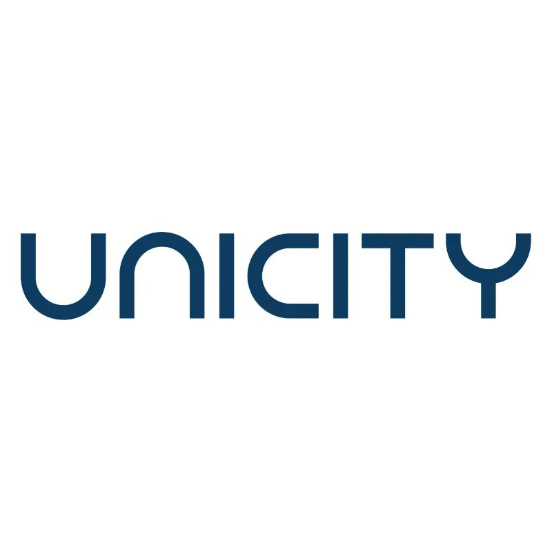Blaues Unicity Logo