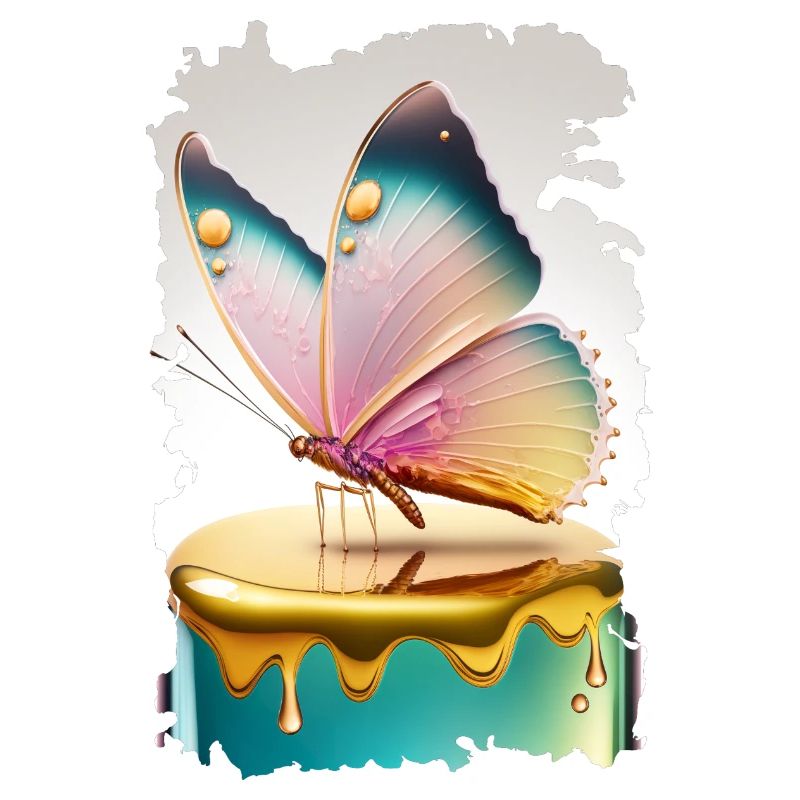 Schmelzender Schmetterling