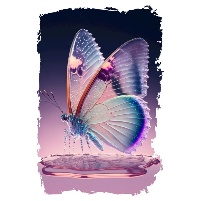 Schmelzender Schmetterling