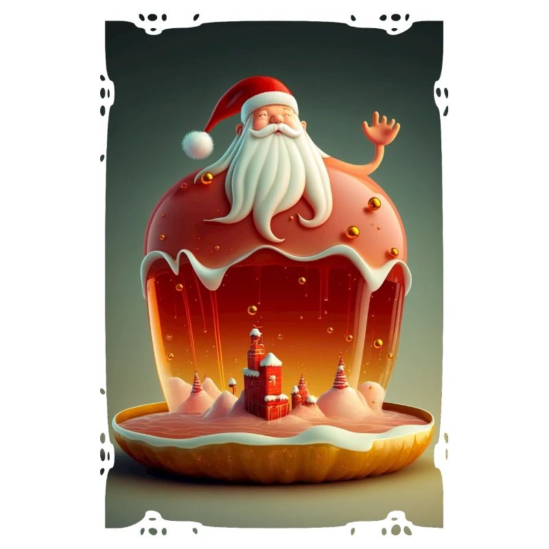Weihnachtsmann-Gelee