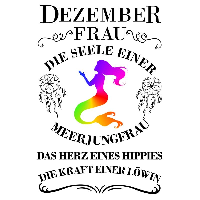 Dezember Meerjungfrau