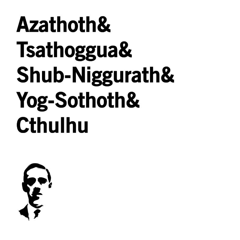 "H. P. Lovecraft"