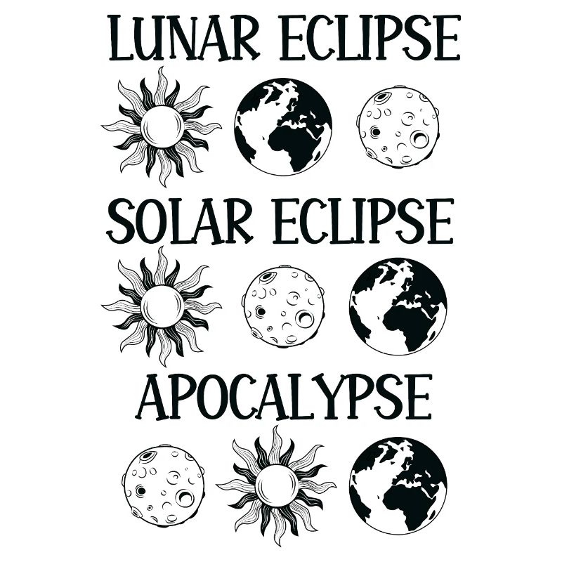 Éclipse lunaire Éclipse solaire Apocalypse