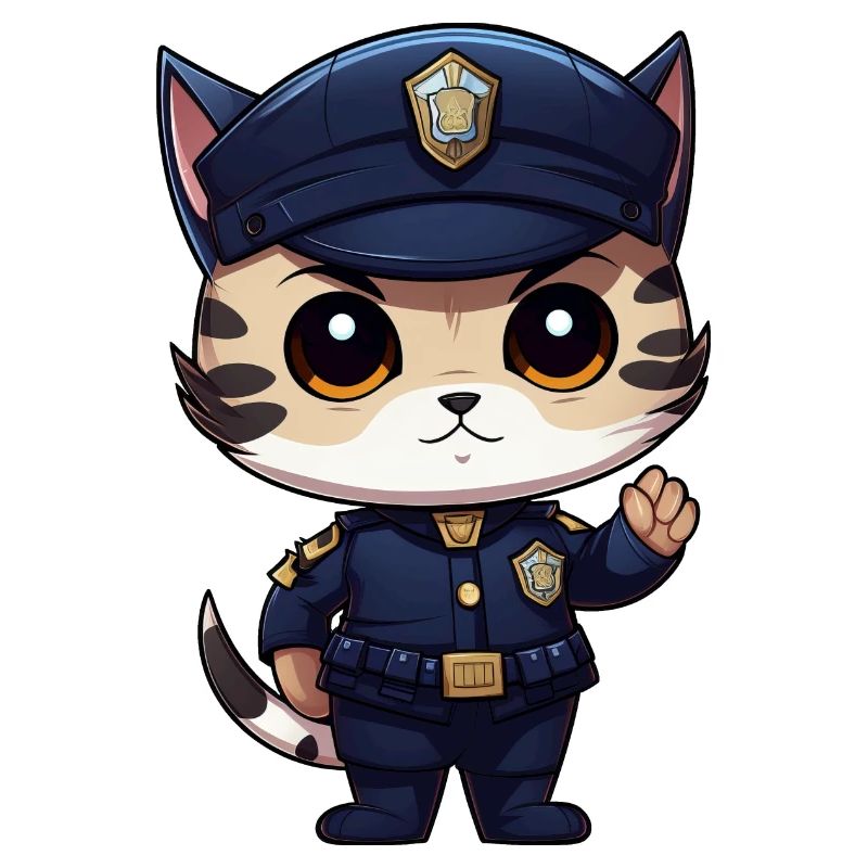 Cat Policeman