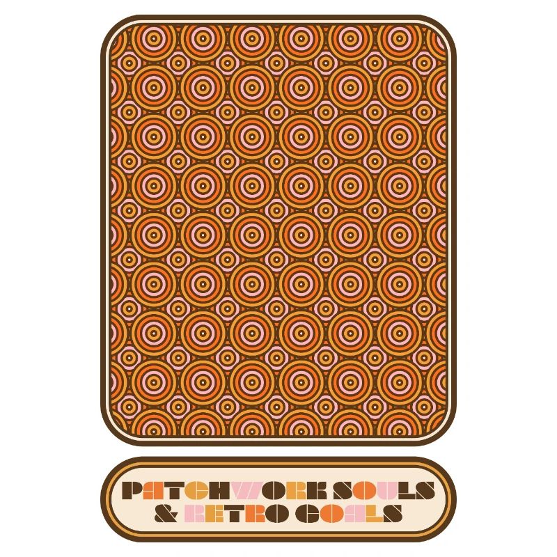 Patchwork Souls & Retro Goals – 70s Pattern