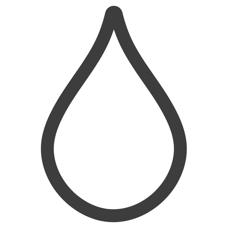 Einfaches Wassertropfen-Symbol-Logo