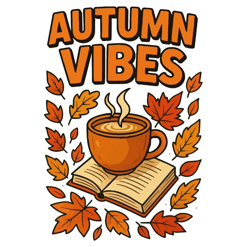 Herbstvibes Kaffee und Buch
