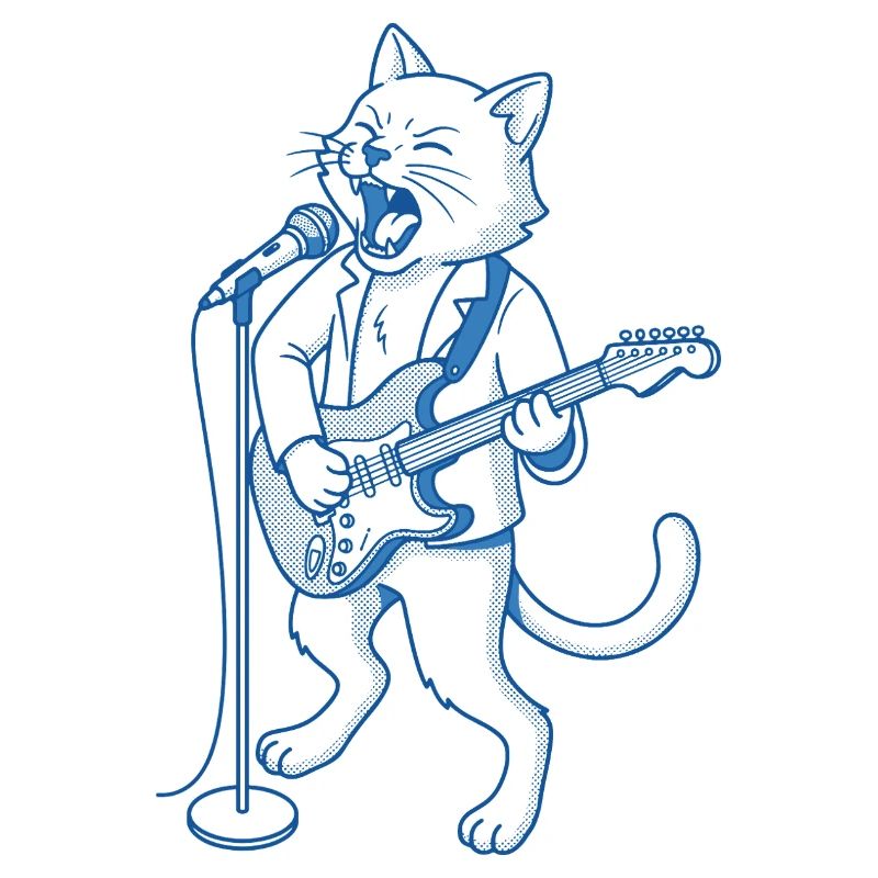 Rockkatze - Gitarre