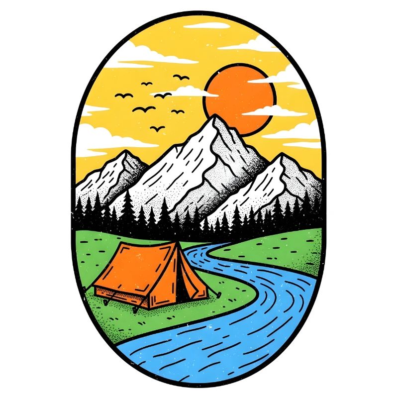 Mountain Sun Campfire Tent