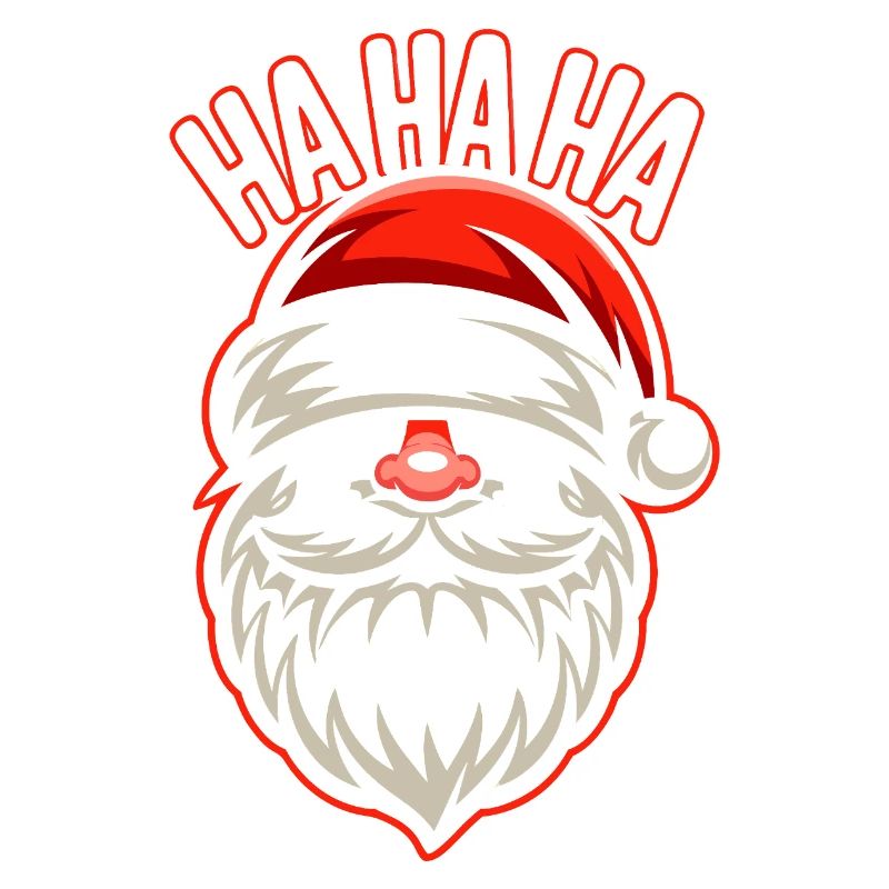 Santa Lachen HAHA Design