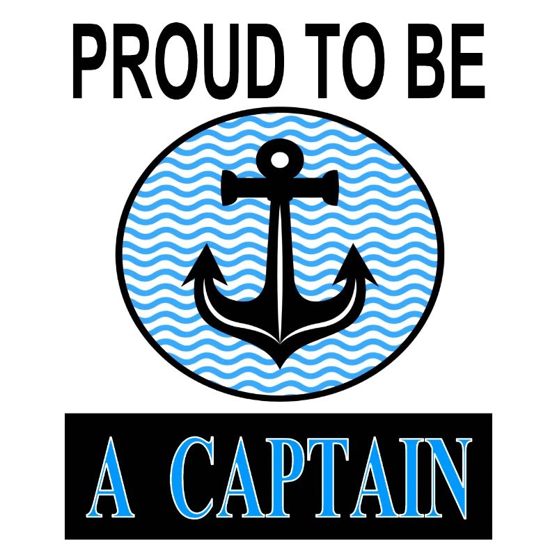 I am proud captain boat captain gift idea