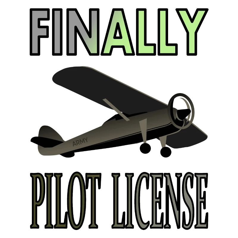 Finally Flight Ticket Airplane Fly Pilot Gift