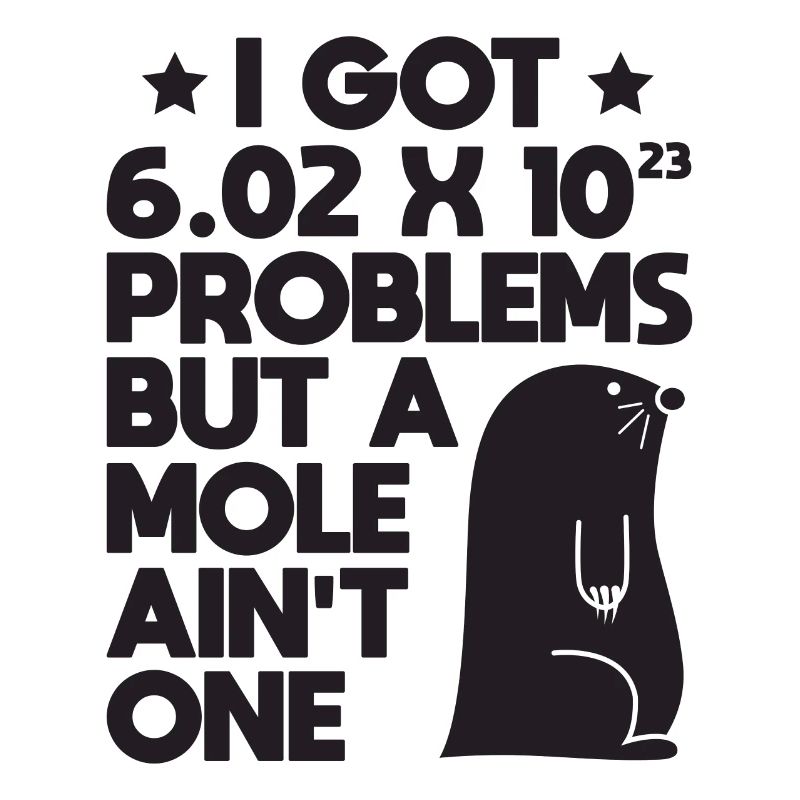 Mole Day Problems Avogadro's Number Gift