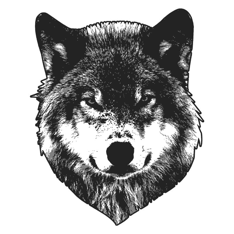 Wolf head