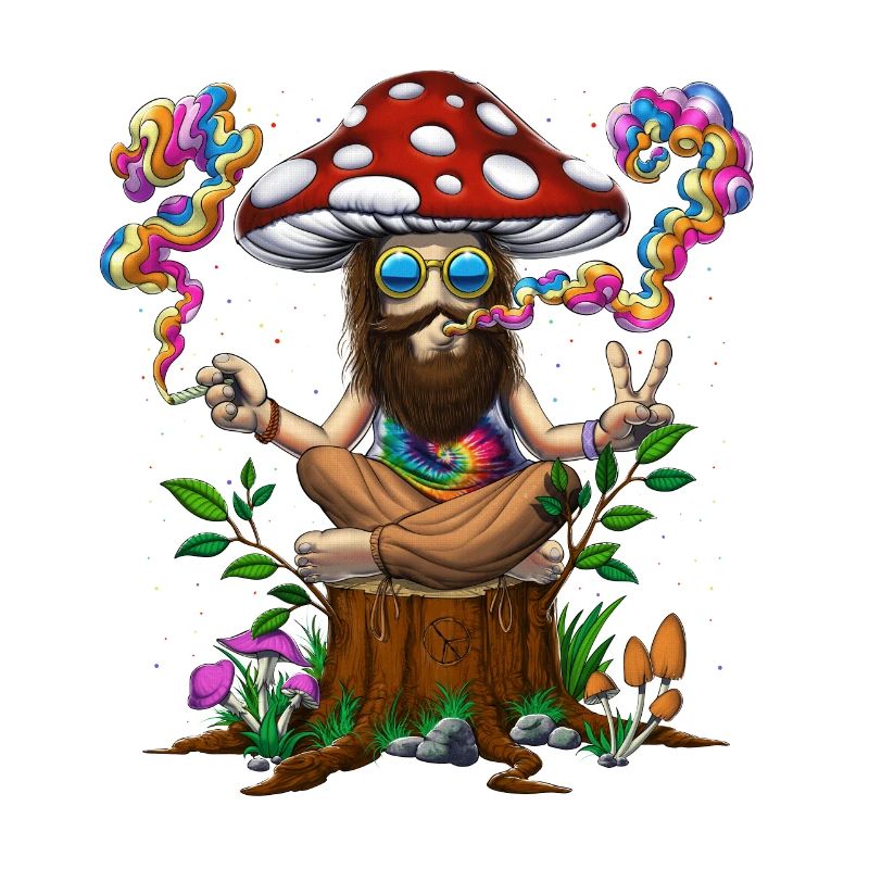 Batik-Hippie-Pilz