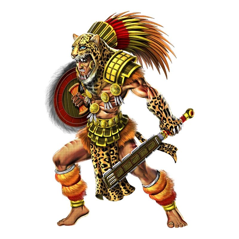 Aztekischer Jaguar-Krieger