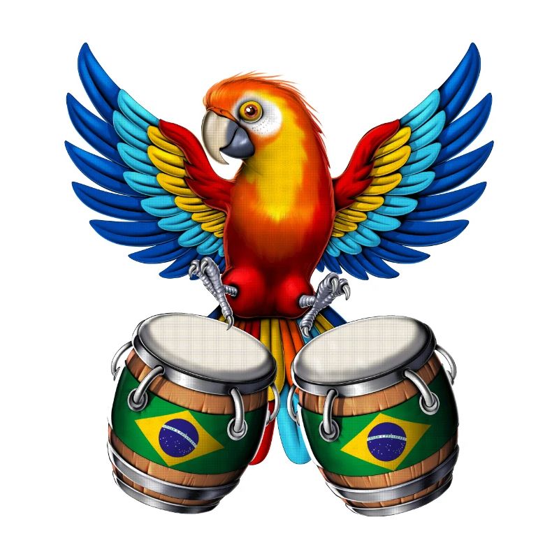 Brasilianischer Papagei
