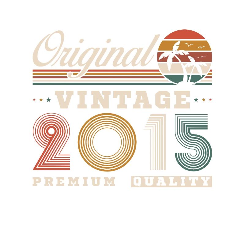 Original 2015 Vintage Retro Geburtstagsgeschenk