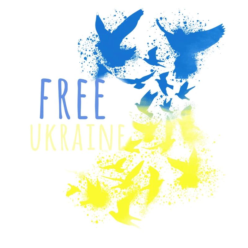 ukraine,free Ukraine,peace,friede,tauben,flagge