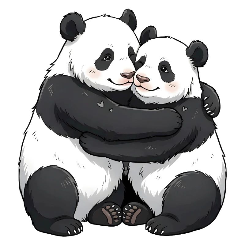 panda-hug
