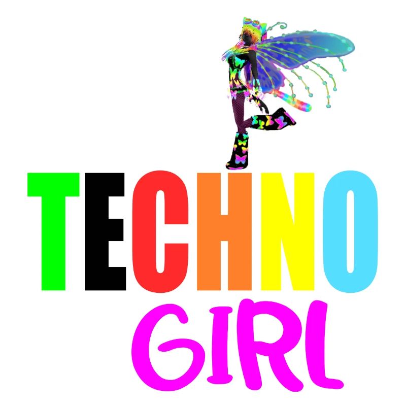 Techno-Mädchen