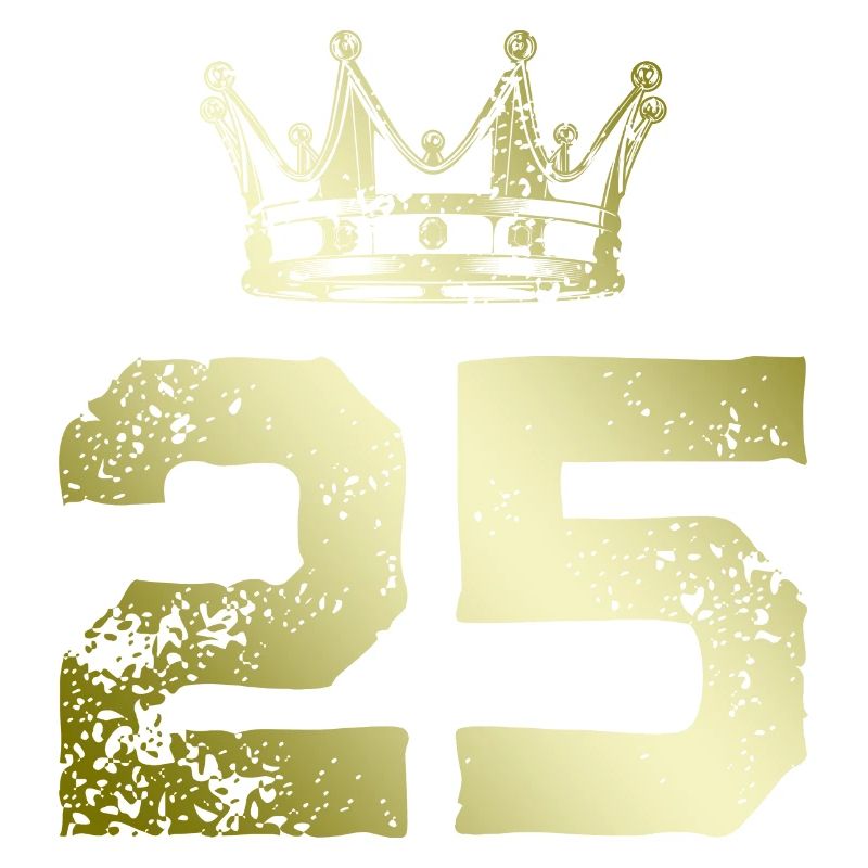 25 Zahl Krone