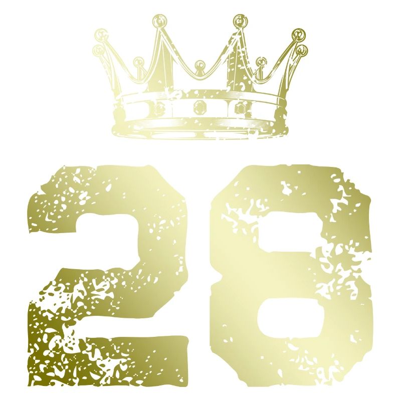 28 Zahl Krone