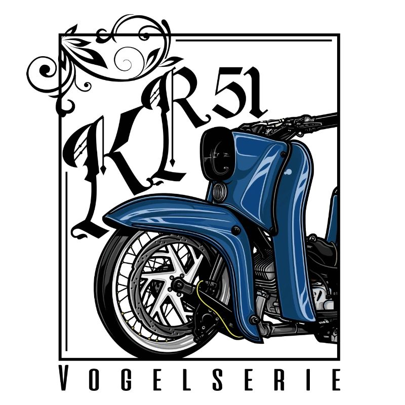 Schwalbe (blau) // Illustration