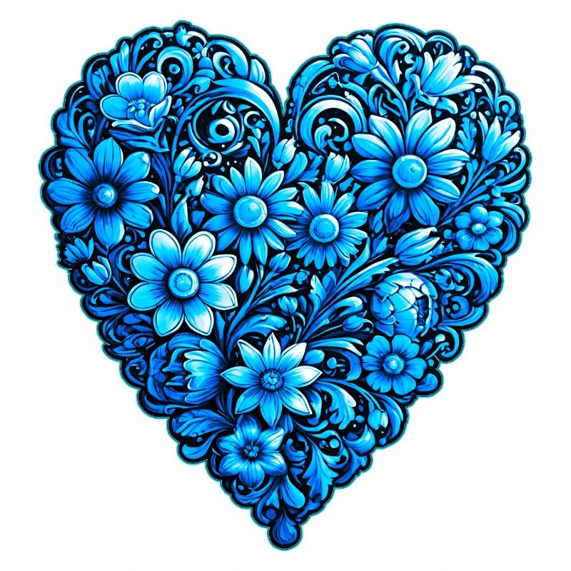 blue heart