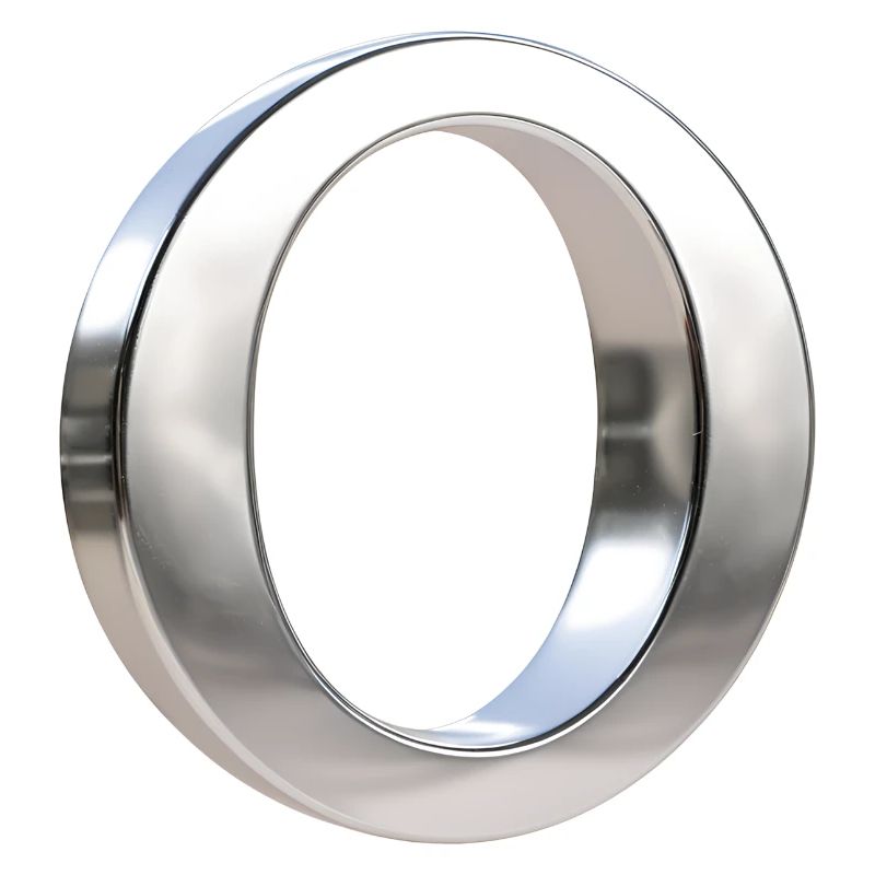 Chrome ,, O " Metallic