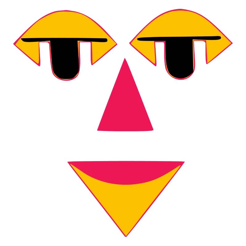 Geometrisches Lächeln