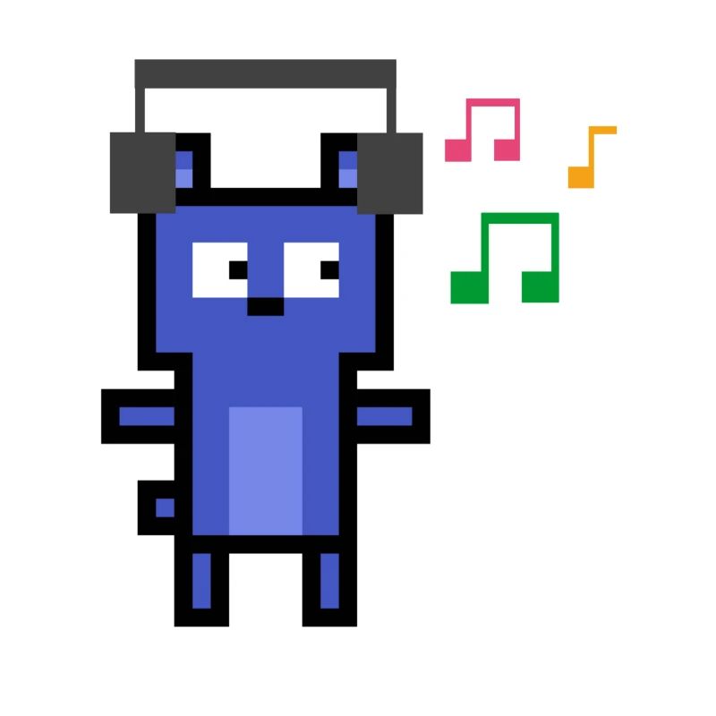 Bluebear hört Musik