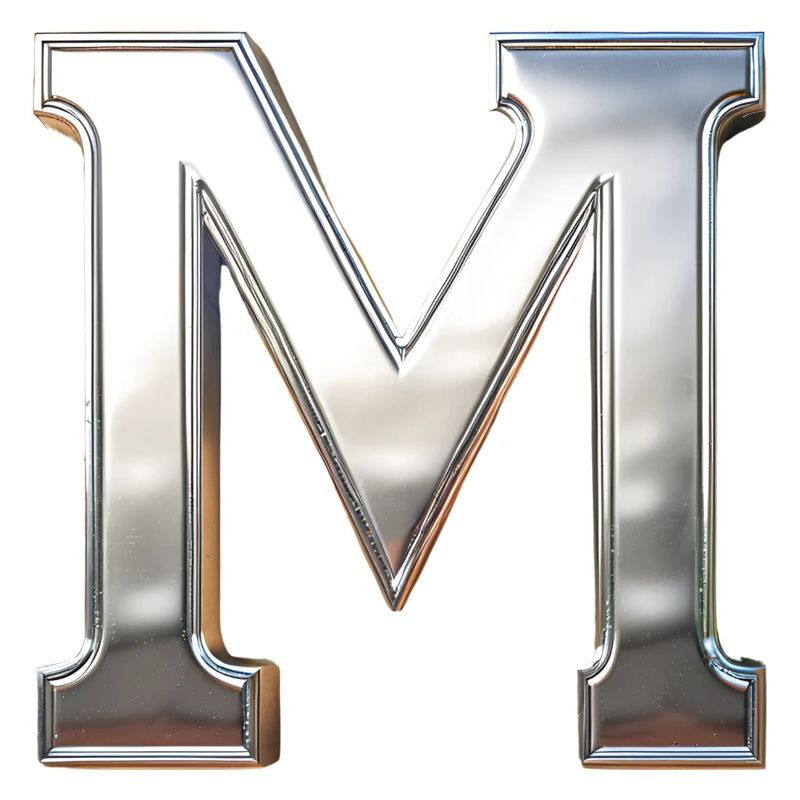 Chrome ,, M " Metallic