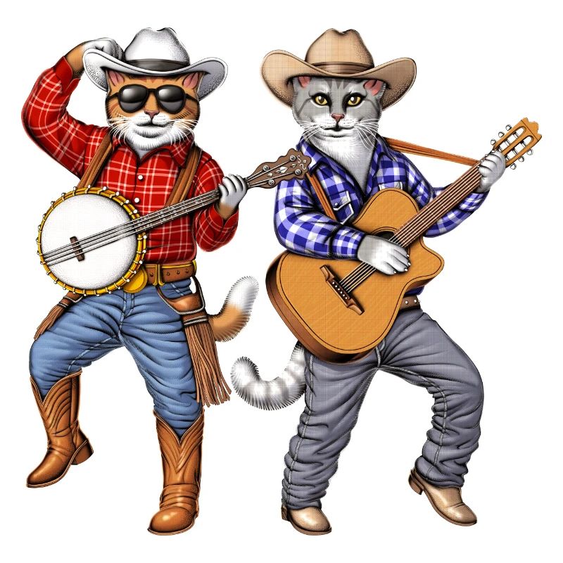 Katze Cowboys