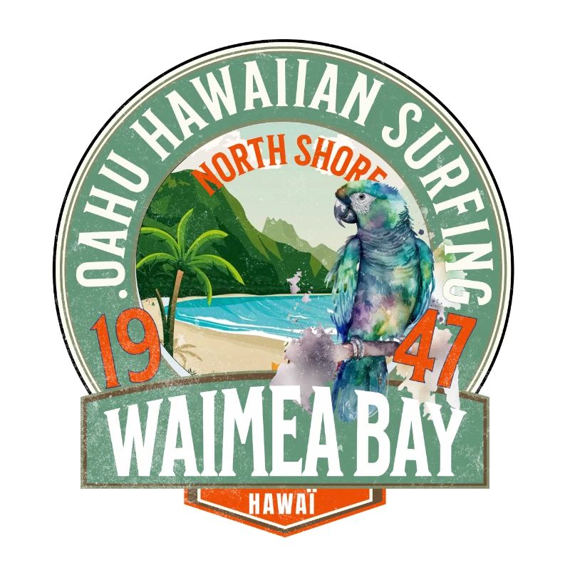 Oahu hawaiianisches Surfen