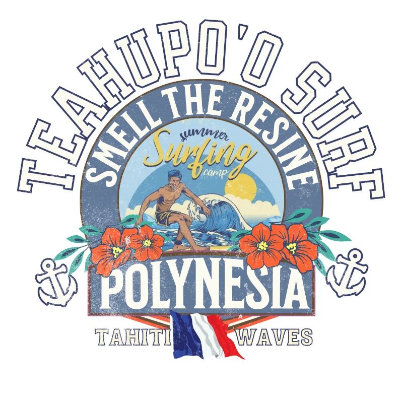 Teahupoo Surf Polynesien