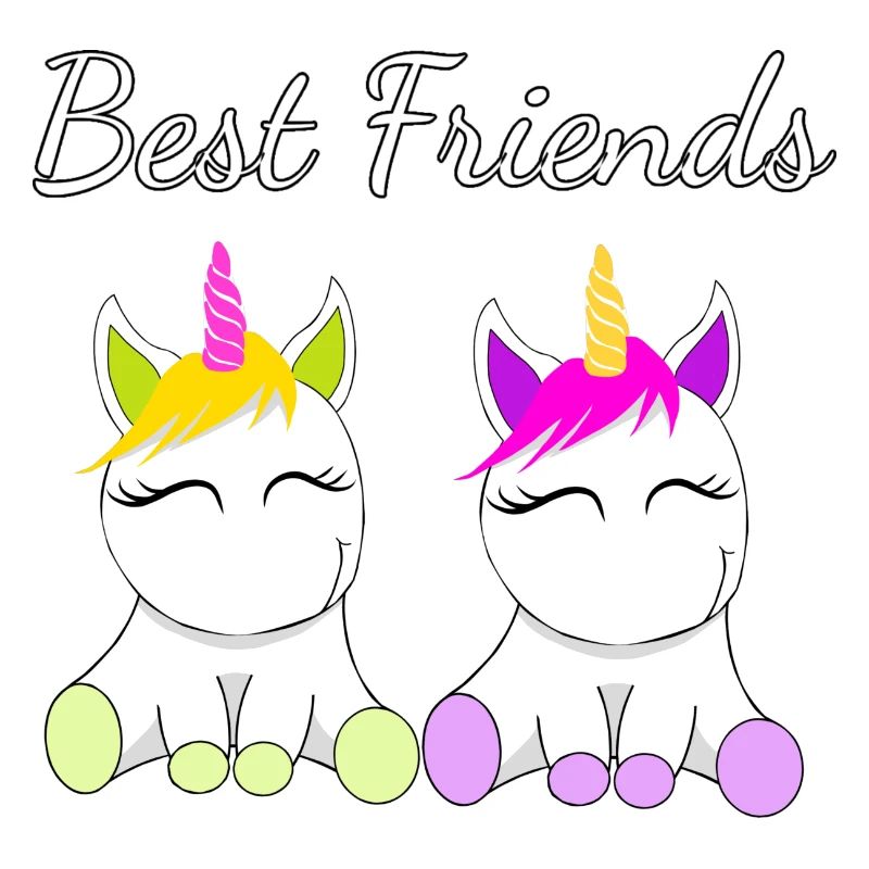 Best Friends Einhörner