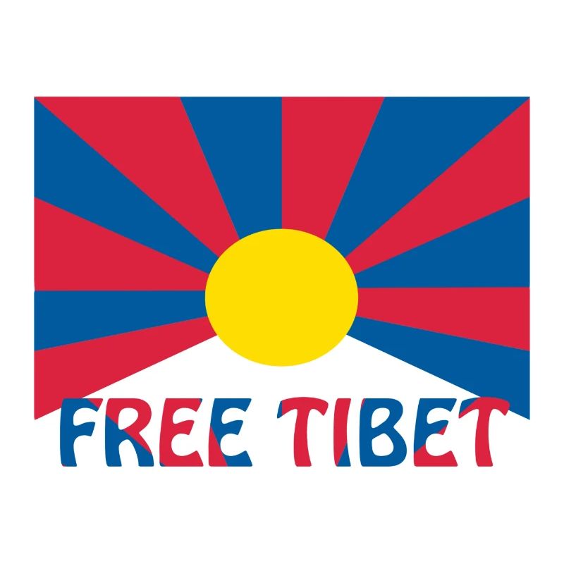 free tibet flagge