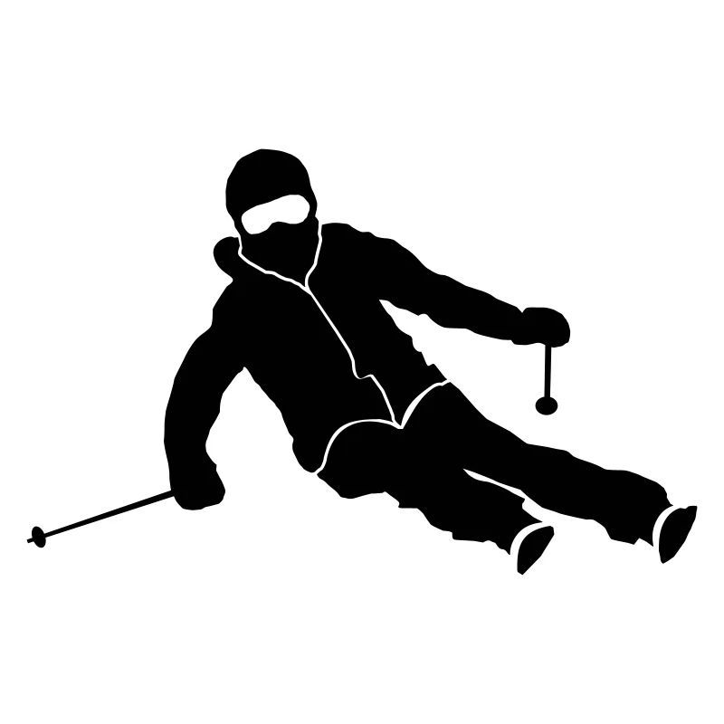 Winter - Skifahrer Carving