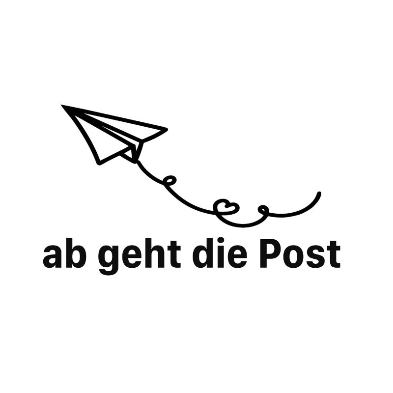 Papierflieger schwarz